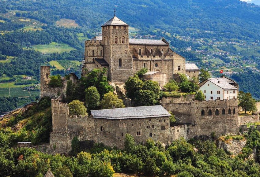 Basilique de Valère, Sion, Switzerland, Switzerland